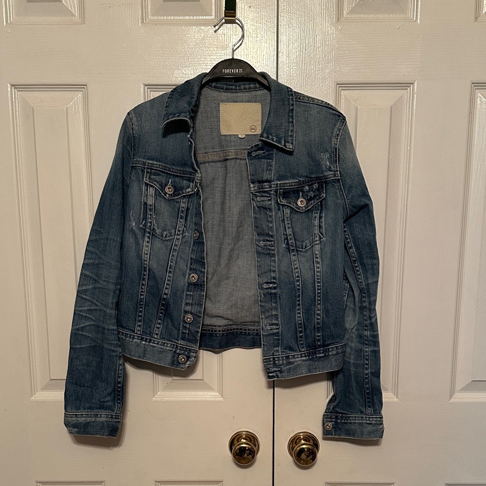 AG Adriano Goldschmied Classic Blue Jean Jacket